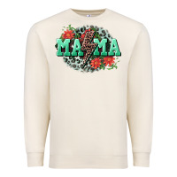 Sandshell Mama rock lightning bolt Mother's Day Premium Sweatshirt - CowGirlArtShop