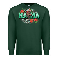Sports Green Mama rock lightning bolt Mother's Day Premium Sweatshirt - CowGirlArtShop