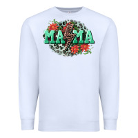 White Mama rock lightning bolt Mother's Day Premium Sweatshirt - CowGirlArtShop