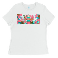 White teacher floral pencil libbey glass Ladies Tee - BundleAndBundleShop
