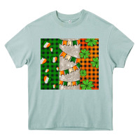 Arona irish flag with shamrocks and heart Heavy Core Tee - AdoDesignShop