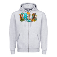 Heather Grey Fall Vibes Zipper Hoodie - texasbilliewilder