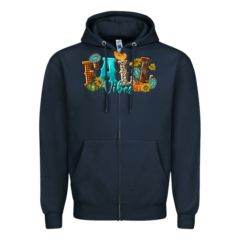 Fall Vibes Zipper Hoodie by texasbilliewilder | Teevron