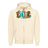 Sandshell Fall Vibes Zipper Hoodie - texasbilliewilder