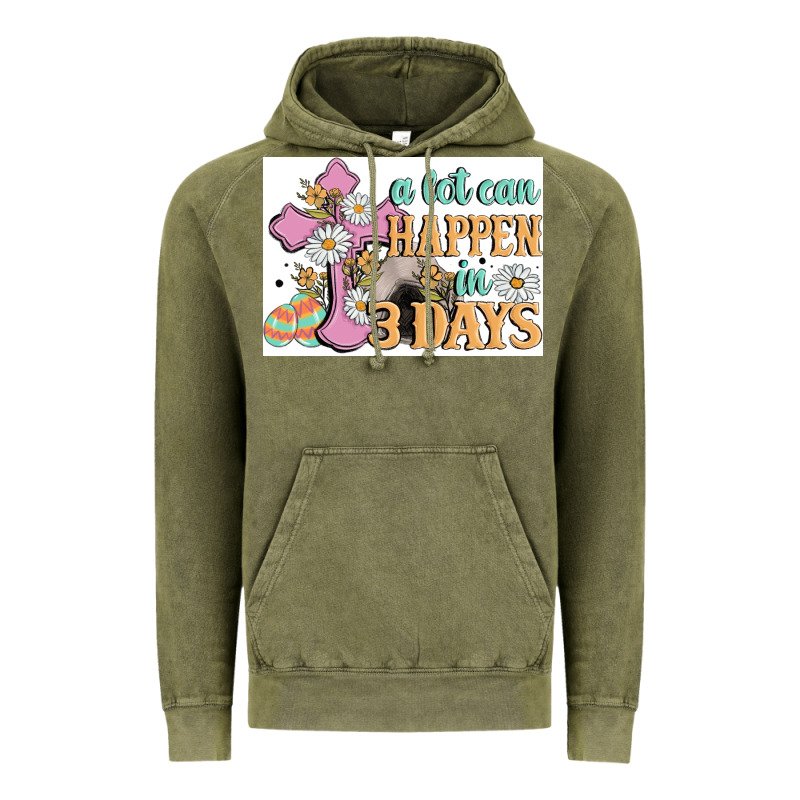 A Lot Can Happen In 3 Days Vintage Hoodie by MaliasSmallBusiness | Teevron