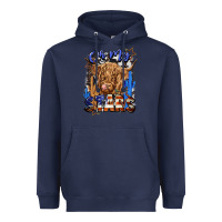 Navy oh my stars Heavyweight Hoodie - CowGirlArtShop