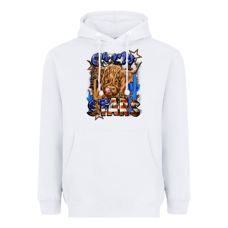 Oh My Stars Heavyweight Hoodie by CowGirlArtShop | Teevron