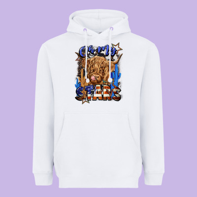 Oh My Stars Heavyweight Hoodie Designed By Cowgirlartshop