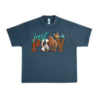 Midnight Navy just pray Urban Heavy Tee - NancyCooperArtShop