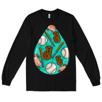 Black baseball and western roses teardrop  5 Long Sleeve Tee - BundleAndBundleShop