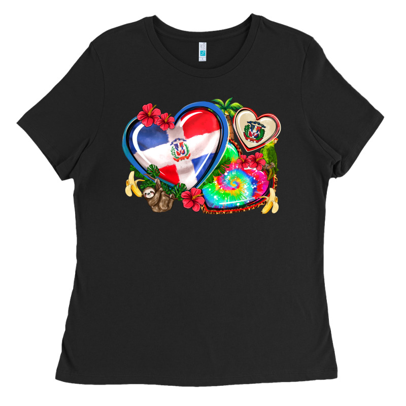 Western Leopard  Dominican Republic  Hearts Ladies Tee by AdoDesignShop | Teevron