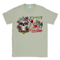 Matcha Merry Christmas  skull Classic Tee - CowhideDigitalArt