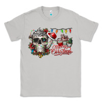 Moon Dust Merry Christmas  skull Classic Tee - CowhideDigitalArt