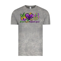 Cloud Rock peace love mardi gras Vintage Tee - MaliasSmallBusiness
