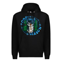 Black cozy season Premium Hoodie - CowGirlArtShop