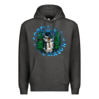 Charcoal Heather cozy season Premium Hoodie - CowGirlArtShop