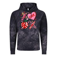 Cloud Black valentine xoxo teacher Vintage Hoodie - MaliasSmallBusiness