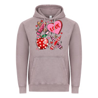 Vintage Zinc valentine xoxo teacher Vintage Hoodie - MaliasSmallBusiness