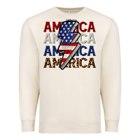 Sandshell America with lightning bold Premium Sweatshirt - CowGirlArtShop