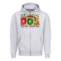 Heather Grey I'm dos let's Fiesta Zipper Hoodie - NancyCooperArtShop