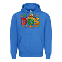 True Royal I'm dos let's Fiesta Zipper Hoodie - NancyCooperArtShop
