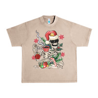 French Oak skeleton santa Urban Heavy Tee - MaliasSmallBusiness