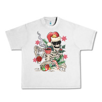 Lunar Rock skeleton santa Urban Heavy Tee - MaliasSmallBusiness