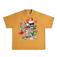 Peanut Butter skeleton santa Urban Heavy Tee - MaliasSmallBusiness