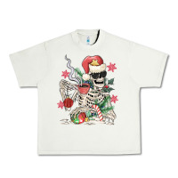 Pistachio skeleton santa Urban Heavy Tee - MaliasSmallBusiness