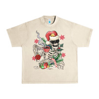 Sandshell skeleton santa Urban Heavy Tee - MaliasSmallBusiness