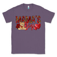 Lavender mamas boy with leopard Classic Tee - NancyCooperArtShop