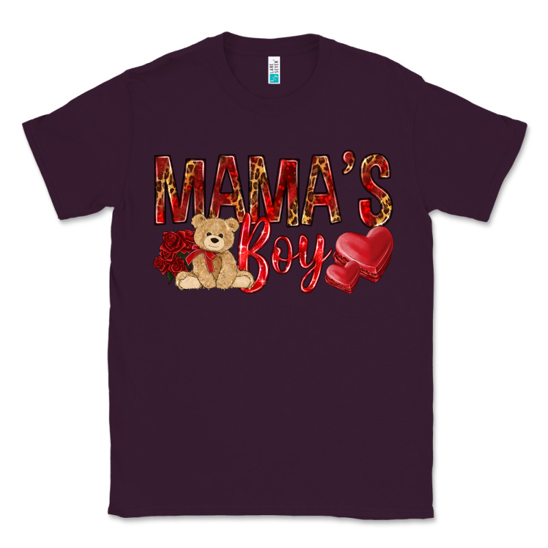 Mamas Boy With Leopard Classic Tee by NancyCooperArtShop | Teevron