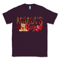 Plum mamas boy with leopard Classic Tee - NancyCooperArtShop