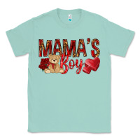 Seafoam mamas boy with leopard Classic Tee - NancyCooperArtShop