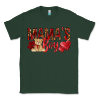 Sports Green mamas boy with leopard Classic Tee - NancyCooperArtShop