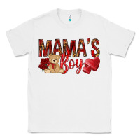 White mamas boy with leopard Classic Tee - NancyCooperArtShop