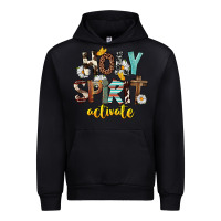 Black Holy Spirit Activate Urban Hoodie - FaDigitalArtStudio