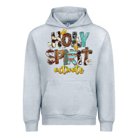Heather Grey Holy Spirit Activate Urban Hoodie - FaDigitalArtStudio