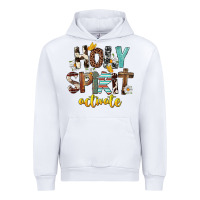 White Holy Spirit Activate Urban Hoodie - FaDigitalArtStudio