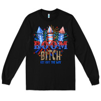 Black Boom Bıtch Get Out The Way Long Sleeve Tee - JahusDesignShop