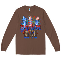 Chestnut Boom Bıtch Get Out The Way Long Sleeve Tee - JahusDesignShop