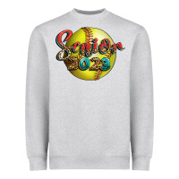 Heather Grey softball senior 2023 Heavyweight Sweatshirt - BundleAndBundleShop