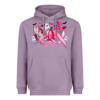 Lavender boo pink pumpkin witch breast cancer Heavyweight Hoodie - CowGirlArtShop