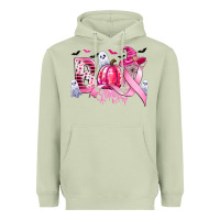 Matcha boo pink pumpkin witch breast cancer Heavyweight Hoodie - CowGirlArtShop