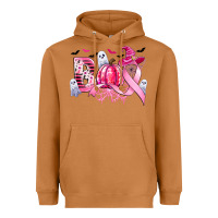 Meerkat boo pink pumpkin witch breast cancer Heavyweight Hoodie - CowGirlArtShop