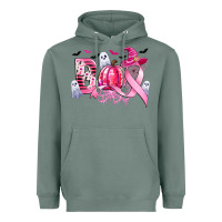 Sage boo pink pumpkin witch breast cancer Heavyweight Hoodie - CowGirlArtShop