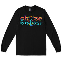 Black Lgbtq Choose Kindness With Heart And Peace Long Sleeve Tee - BundleAndBundleShop