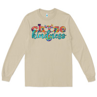 Mushroom Lgbtq Choose Kindness With Heart And Peace Long Sleeve Tee - BundleAndBundleShop