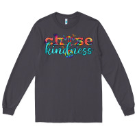 Smoke Lgbtq Choose Kindness With Heart And Peace Long Sleeve Tee - BundleAndBundleShop