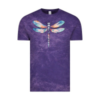 Cloud Purple dragonfly Vintage Tee - MaliasSmallBusiness